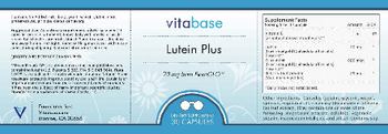 Vitabase Lutein Plus 20 mg - supplement