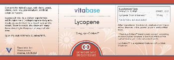 Vitabase Lycopene 15 mg - supplement