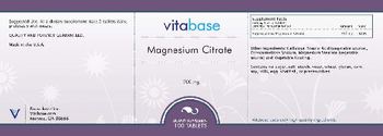 Vitabase Magnesium Citrate 200 mg - supplement