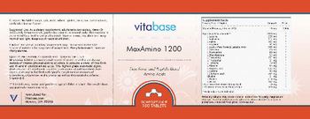 Vitabase MaxAmino 1200 - supplement
