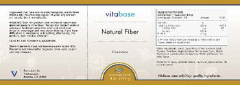 Vitabase Natural Fiber - supplement