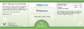 Vitabase Potassium 99 mg - supplement