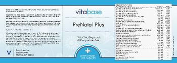 Vitabase PreNatal Plus - supplement