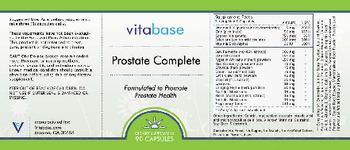 Vitabase Prostate Complete - supplement
