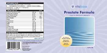Vitabase Prostate Formula - liquid nutritional supplement