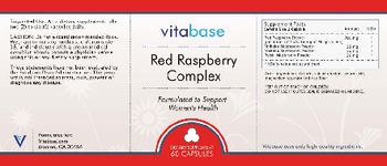 Vitabase Red Raspberry Complex - supplement