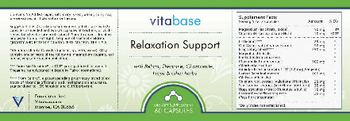 Vitabase Relaxation Support - supplement