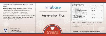 Vitabase Resveratrol Plus - supplement