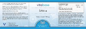 Vitabase SAM-e 200 mg - supplement