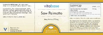 Vitabase Saw Palmetto 320 mg - supplement