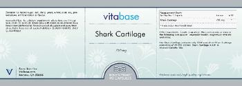 Vitabase Shark Cartilage 750 mg - supplement