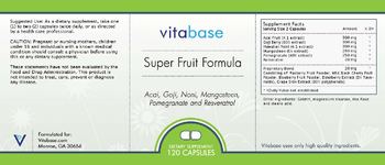 Vitabase Super Fruit Formula - supplement