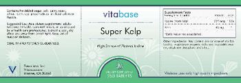 Vitabase Super Kelp - supplement