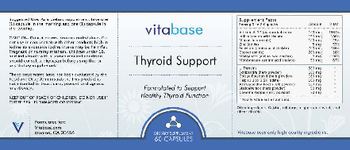 Vitabase Thyroid Support - supplement