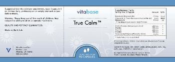 Vitabase True Calm - supplement