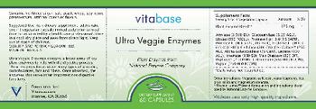 Vitabase Ultra Veggie Enzymes - supplement
