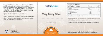 Vitabase Very Berry Fiber - supplement