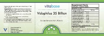 Vitabase Vidophilus 35 Billion - supplement