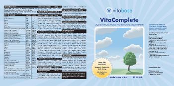 Vitabase VitaComplete - liquid whole food nutritional multivitamin