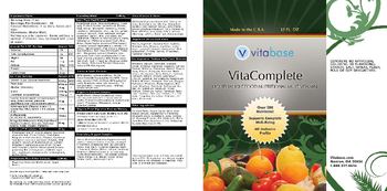 Vitabase VitaComplete - liquid whole food nutritional multivitamin