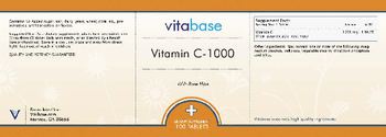 Vitabase Vitamin C-1000 With Rose Hips - supplement