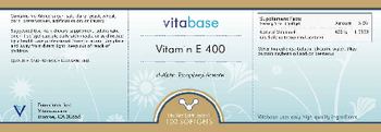 Vitabase Vitamin E 400 - supplement
