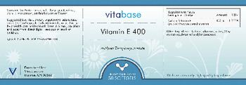 Vitabase Vitamin E 400 - supplement