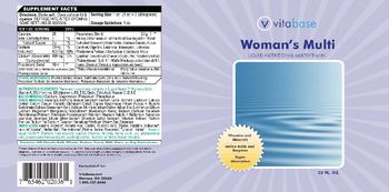 Vitabase Woman's Multi - liquid nutritional multivitamin
