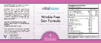 Vitabase Wrinkle Free Skin Formula - supplement