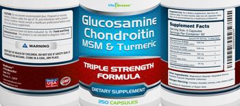 VitaBreeze Glucosamine Chondroitin MSM & Turmeric - supplement