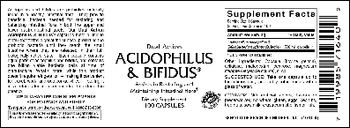 VitaCeutical Labs Acidophilus & Bifidus - supplement