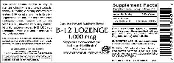 VitaCeutical Labs B-12 Lozenge 1,000 mcg - supplement