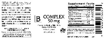 VitaCeutical Labs B Complex 50 mg - supplement