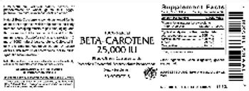 VitaCeutical Labs Beta-Carotene 25,000 IU - supplement