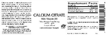 VitaCeutical Labs Calcium Citrate With Vitamin D3 - supplement