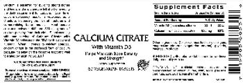 VitaCeutical Labs Calcium Citrate With Vitamin D3 - supplement
