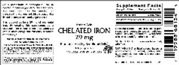 VitaCeutical Labs Chelated Iron 20 mg - supplement