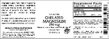 Vitamer Laboratories Chelated Magnesium 250 mg - supplement