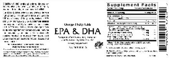 Vitamer Laboratories EPA & DHA - supplement
