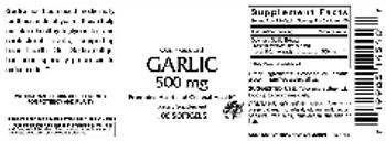 Vitamer Laboratories Garlic 500 mg - supplement
