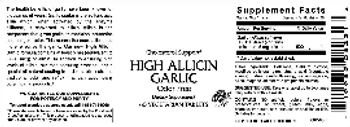 Vitamer Laboratories High Allicin Garlic - supplement
