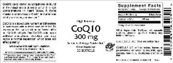 Vitamer Laboratories High-Potency CoQ10 300 mg - supplement
