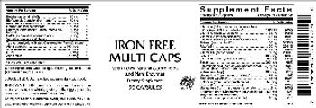 VitaCeutical Labs Iron Free Multi Caps - supplement