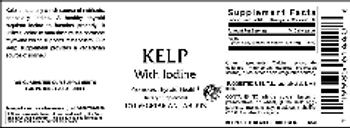 Vitamer Laboratories Kelp With Iodine - supplement
