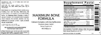 VitaCeutical Labs Maximum Bone Formula - supplement