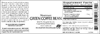 VitaCeutical Labs Maximum Green Coffee Bean - supplement