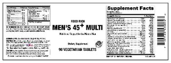 Vitamer Laboratories Men's 45+ Multi - supplement