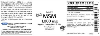 Vitamer Laboratories MSM 1,000 mg - supplement