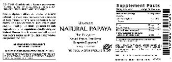 VitaCeutical Labs Natural Papaya Natural Tropical Fruit Flavor - supplement