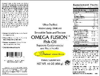 Vitamer Laboratories Omega Fusion Fish Oil Natural Lemon Flavor - supplement